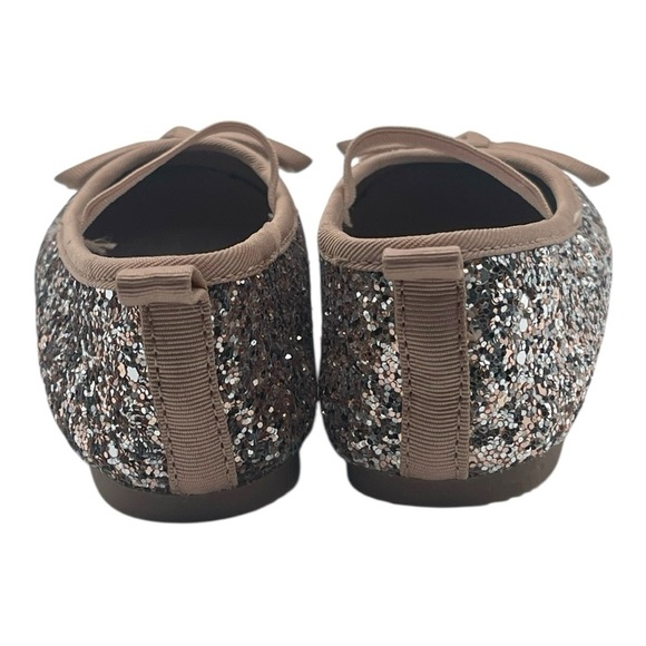 024 Joe Fresh Glittery Rose Gold Ballet Flats - Picture 6 of 9